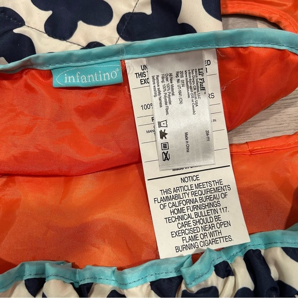 Infantino Baby Toddler Shopping Cart High Chair Cover Pad Washable Neutral - Picture 5 of 8